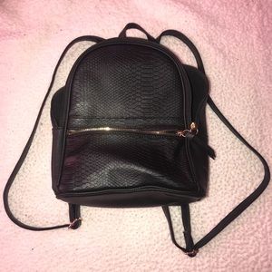 primark black backpack